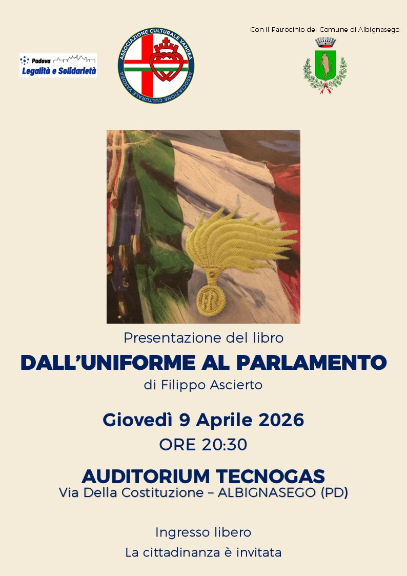 DALL'UNIFORME AL PARLAMENTO